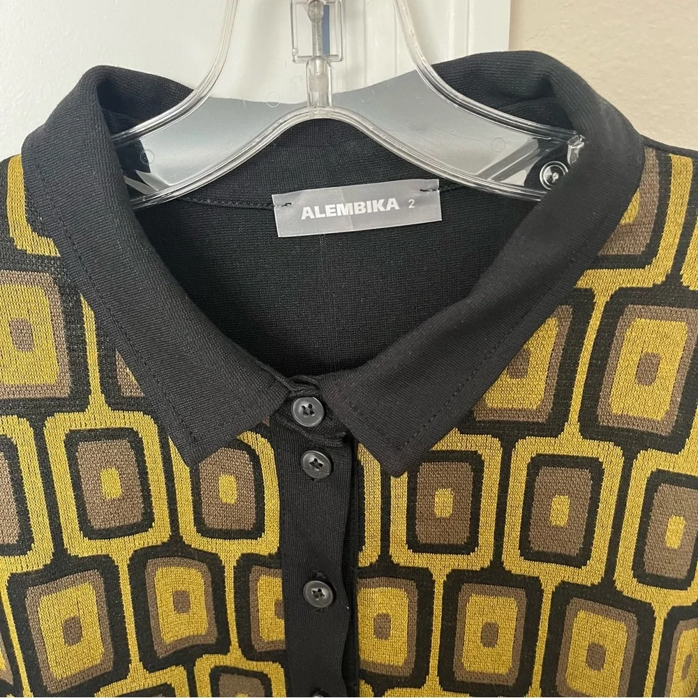 Alembika Dynamite Days Button Down Tunic